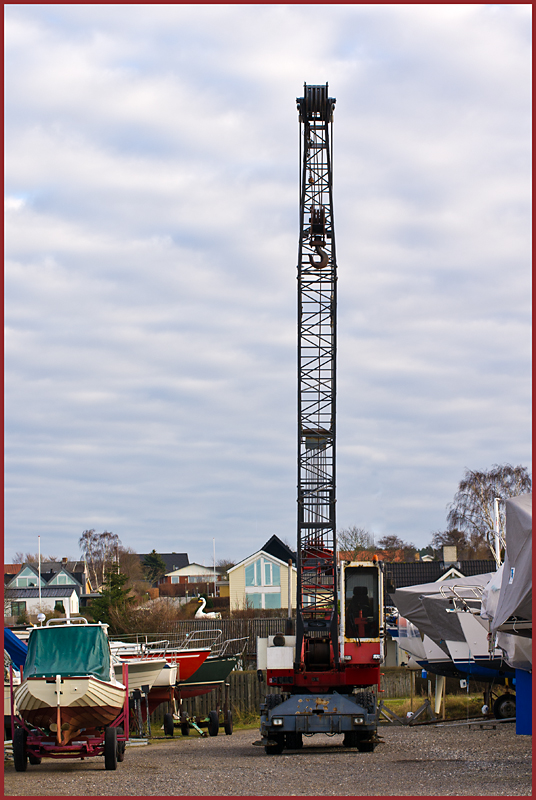 IMGP8533.jpg - UGE 2 : Kranen, Ebeltoft lystbådehavn.